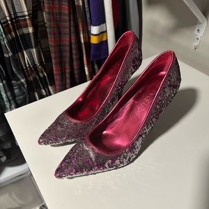 Super cute glitter heels
